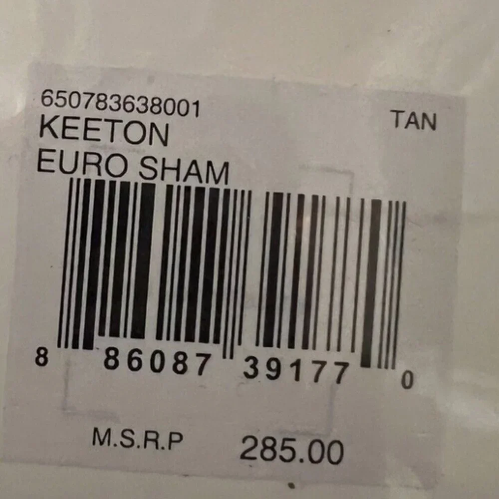 Ralph Lauren Cecily Keeton Tan European Sham